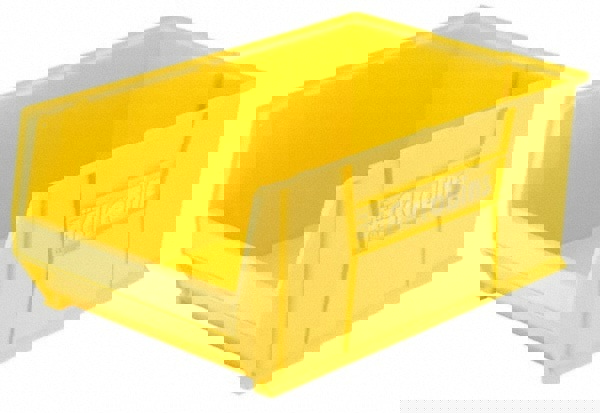 Plastic Hopper Stacking Bin: Yellow