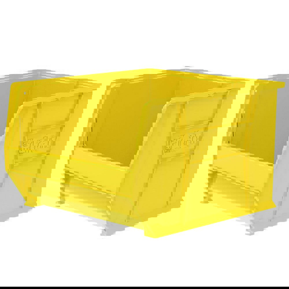 Plastic Hopper Stacking Bin: Yellow