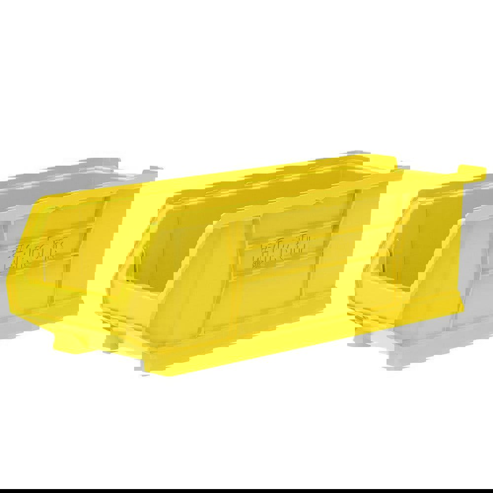 Plastic Hopper Stacking Bin: Yellow