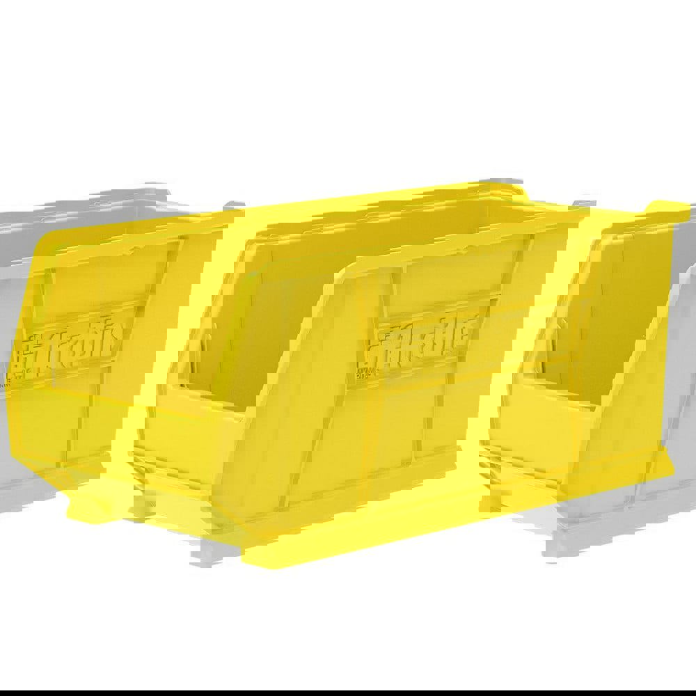 Plastic Hopper Stacking Bin: Yellow