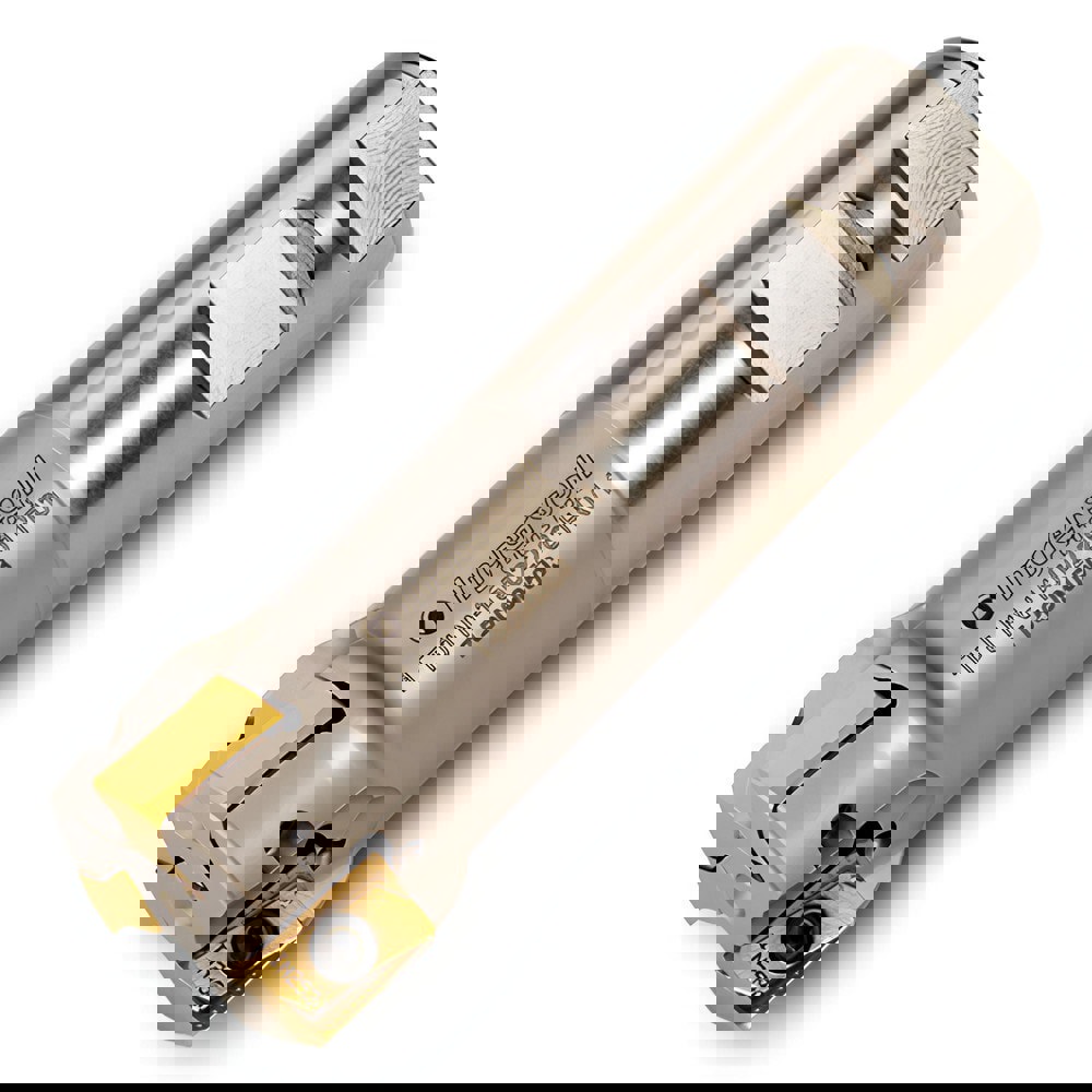Indexable Square-Shoulder End Mills; Maximum Depth of Cut (mm): 14.99 ; Maximum Depth of Cut (Decimal Inch): 0.5900 ; Cutter Style: 1TJ1N ; Shank Type: Weldon Flat ; Shank Diameter (Decimal Inch): 1.2500 ; Shank Diameter (Inch): 1-1/4