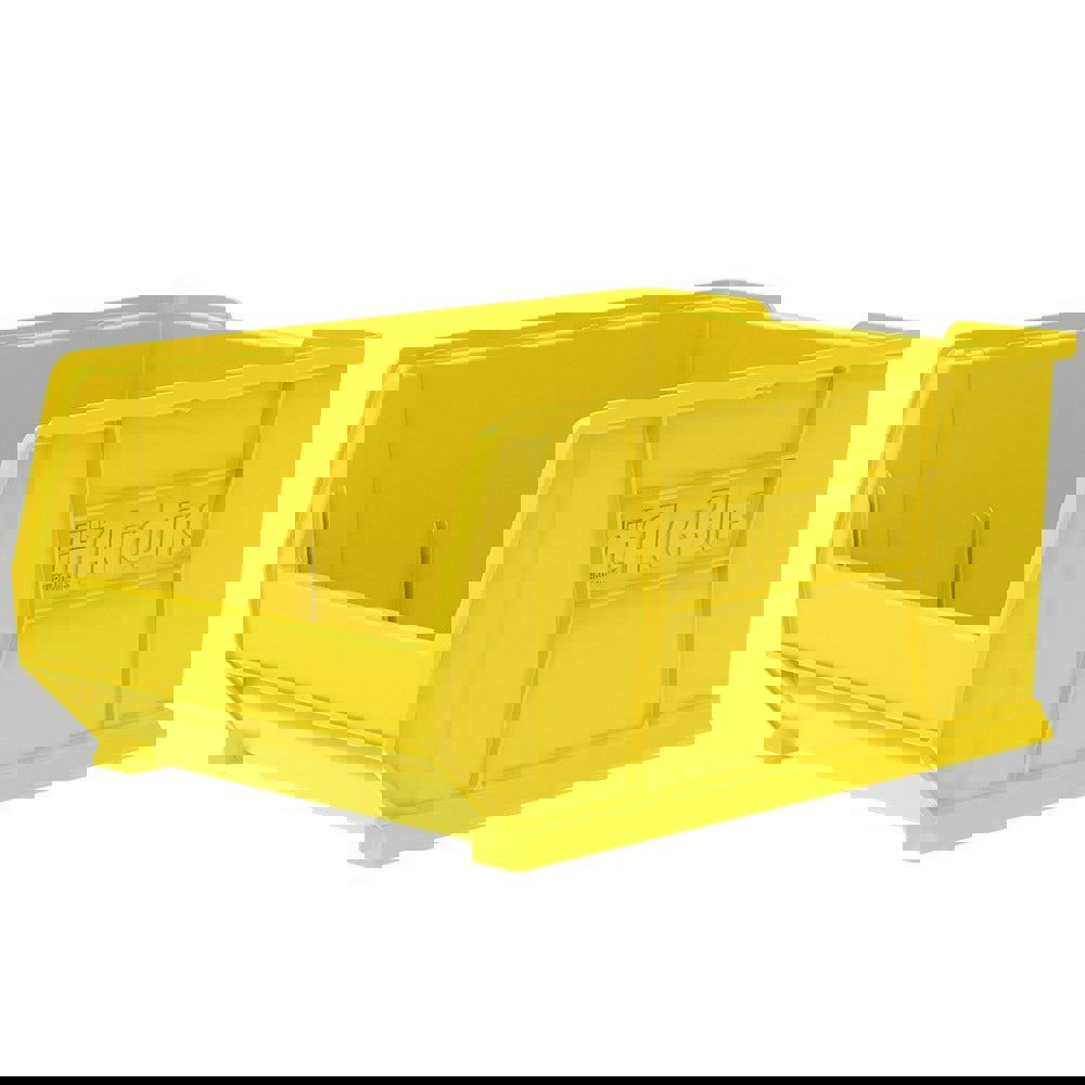 Plastic Hopper Stacking Bin: Yellow