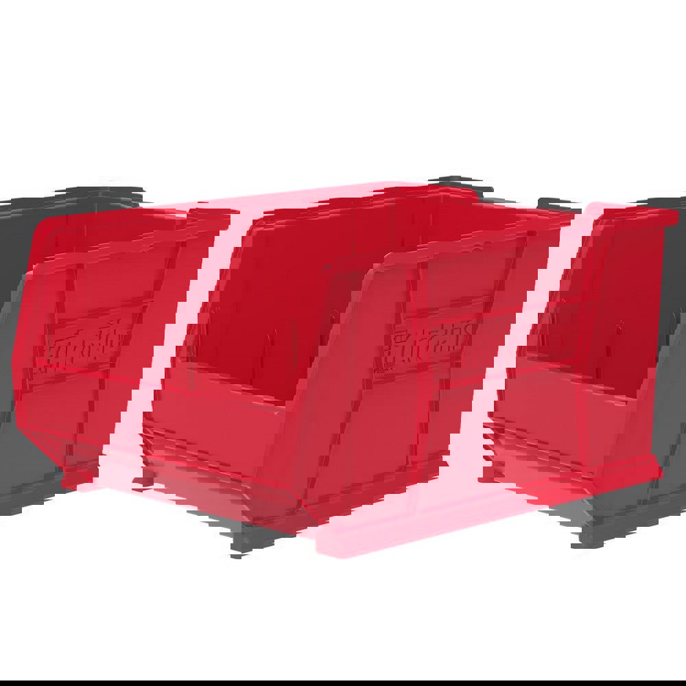 Plastic Hopper Stacking Bin: Red