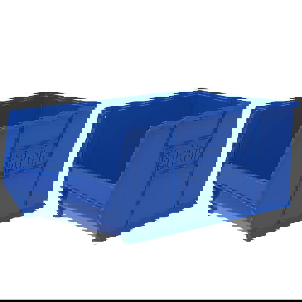 Plastic Hopper Stacking Bin: Blue