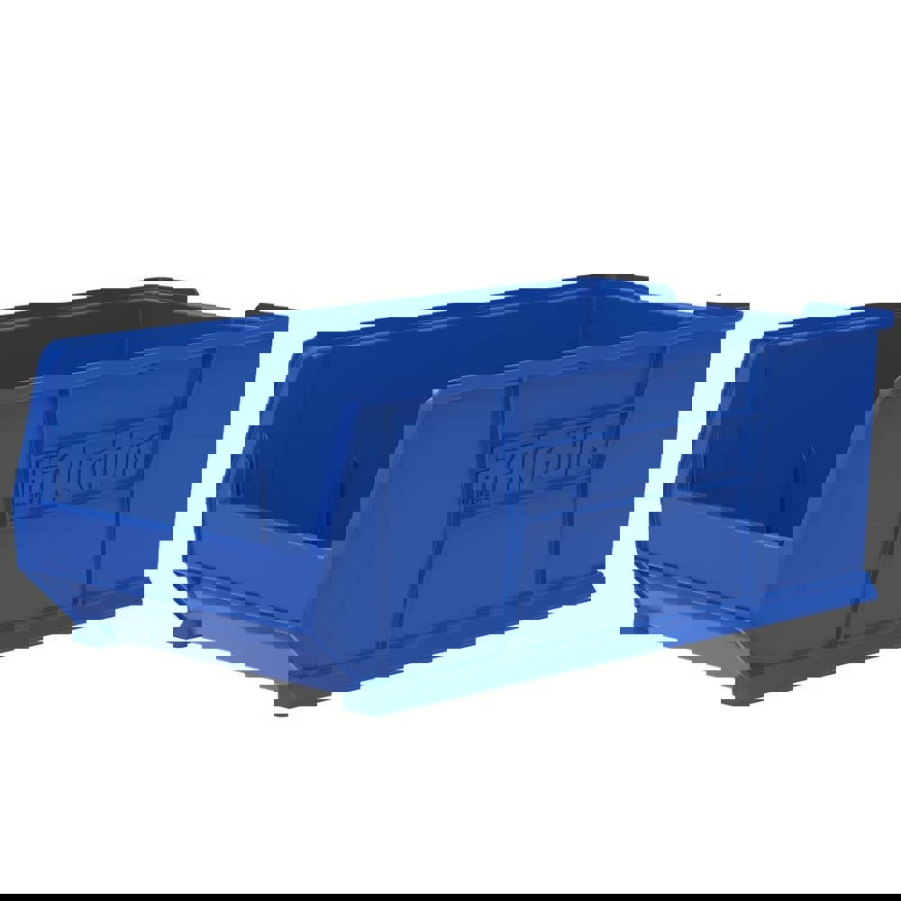 Plastic Hopper Stacking Bin: Blue