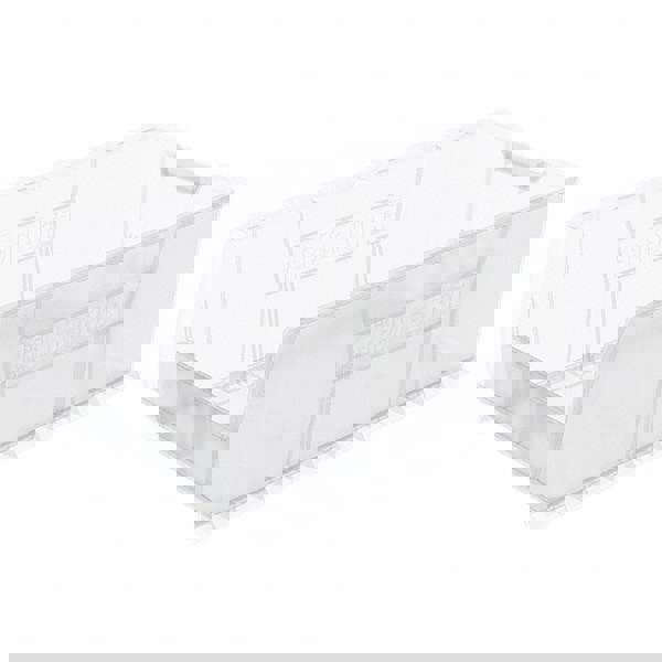 Plastic Hopper Stacking Bin: Clear