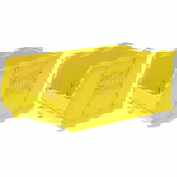 Plastic Hopper Stacking Bin: Yellow