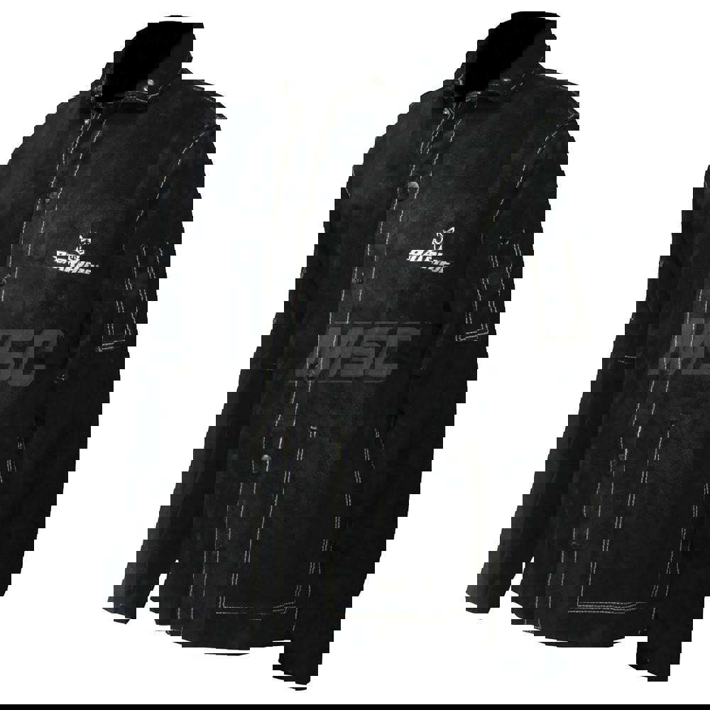 Coat: Heat-Resistant & Welding, Size 2X-Large, Pigskin Leather