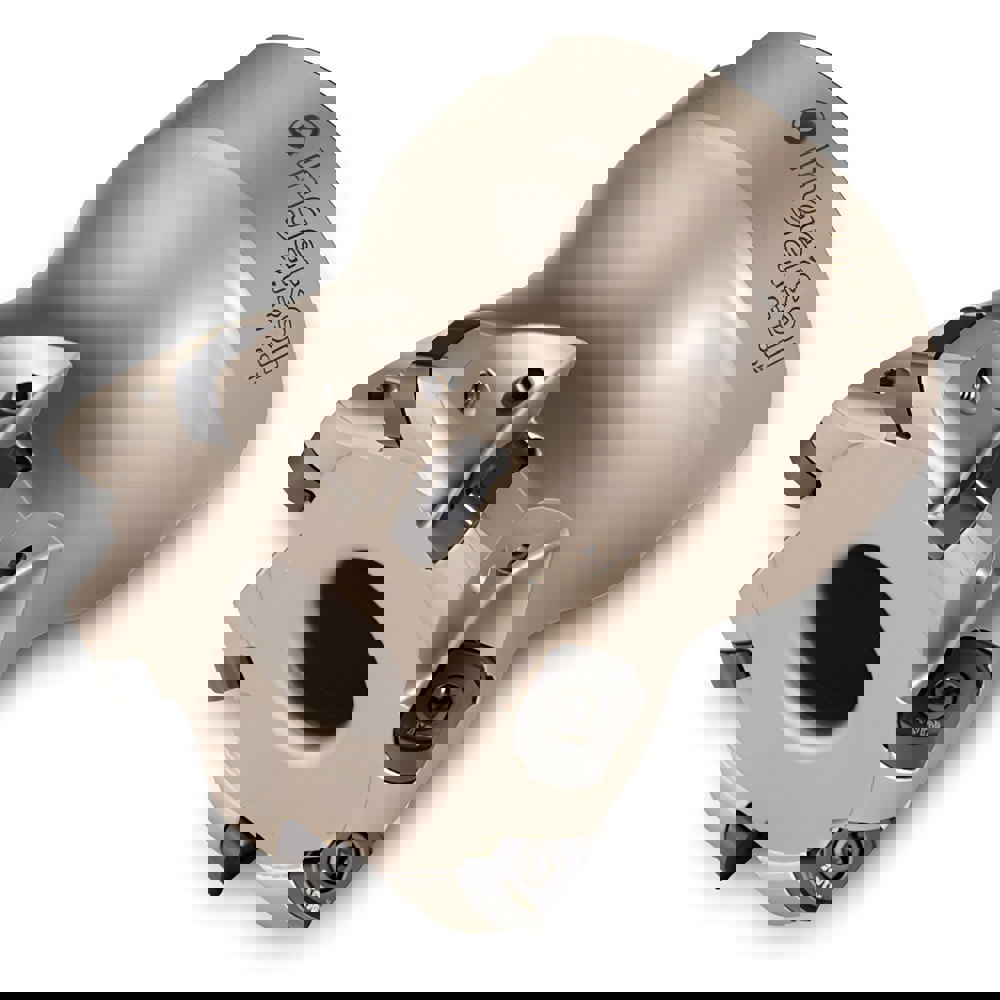Indexable High-Feed Face Mill: 32.2 to 40 mm Cut Dia, 22 mm Arbor Hole
