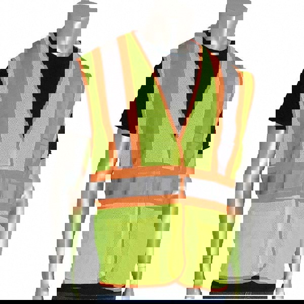 High Visibility Vest: X-Large, General Purpose Vest, ANSI Class 2