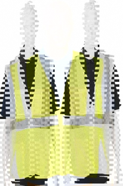 High Visibility Vest: X-Large, Surveyor's Vest, ANSI Class 2