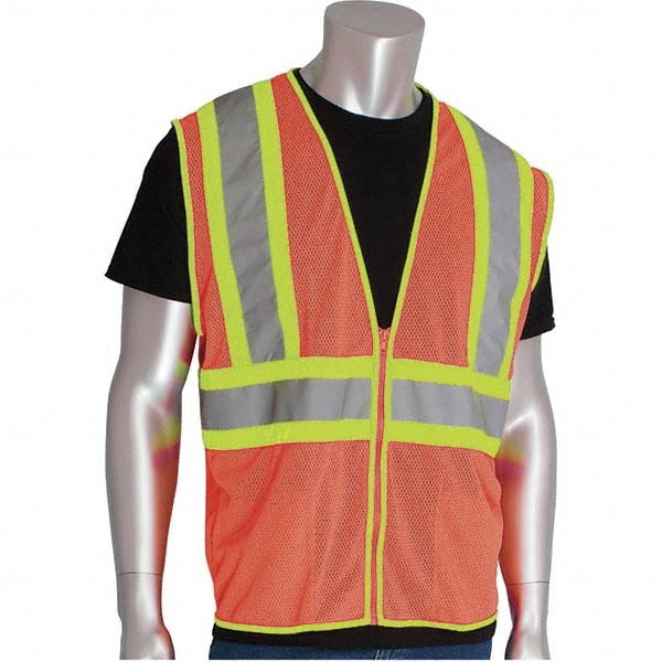 High Visibility Vest: 4X-Large, General Purpose Vest, ANSI Class 2