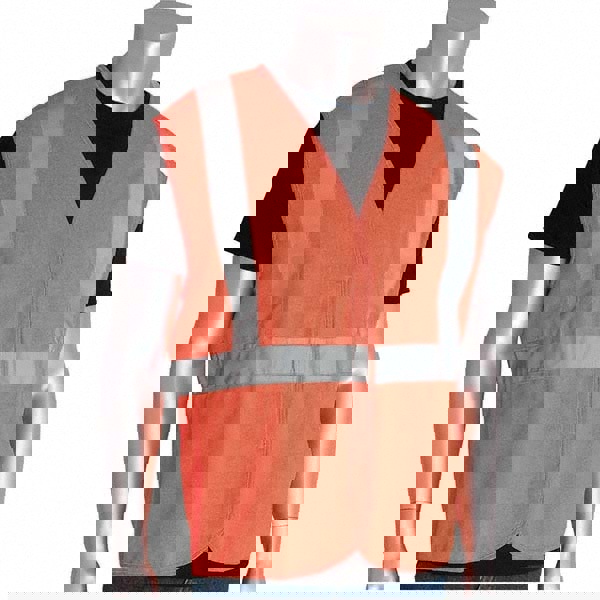High Visibility Vest: X-Large, General Purpose Vest, ANSI Class 2