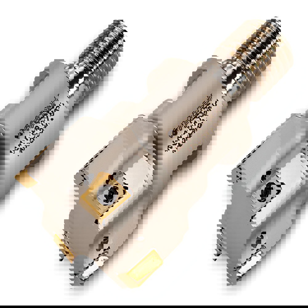 Indexable Square-Shoulder End Mills; Maximum Depth of Cut (mm): 7.87 ; Maximum Depth of Cut (Decimal Inch): 0.3100 ; Cutter Style: 1SJ1Y ; Shank Type: Modular ; Insert Holding Method: Screw ; Maximum Ramping Angle: 0