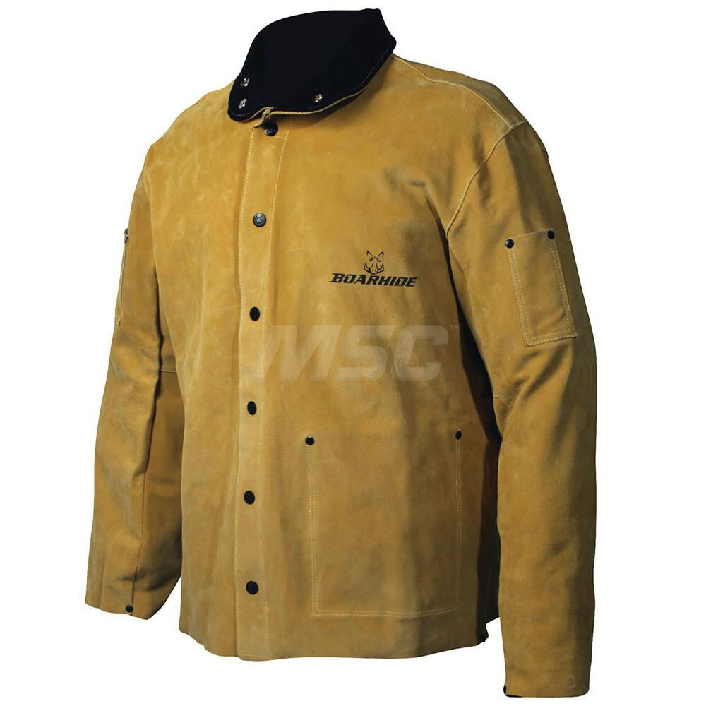 Coat: Heat-Resistant & Welding, Size 5X-Large, Pigskin Leather