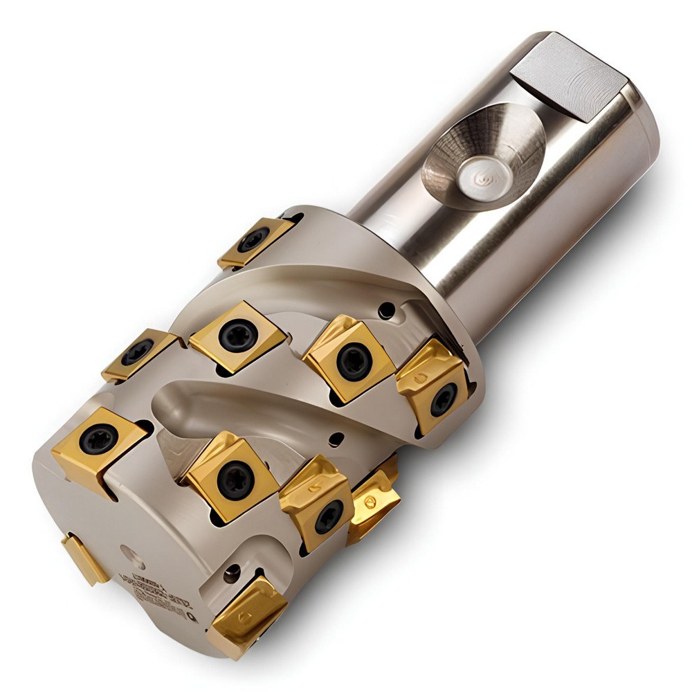 Indexable Square-Shoulder End Mills; Maximum Depth of Cut (Decimal Inch): 1.1400 ; Maximum Depth of Cut (Inch): 1-9/64 ; Cutter Style: 2SJ3F ; Shank Type: Weldon Flat ; Shank Diameter (Decimal Inch): 1.2500 ; Shank Diameter (Inch): 1-1/4