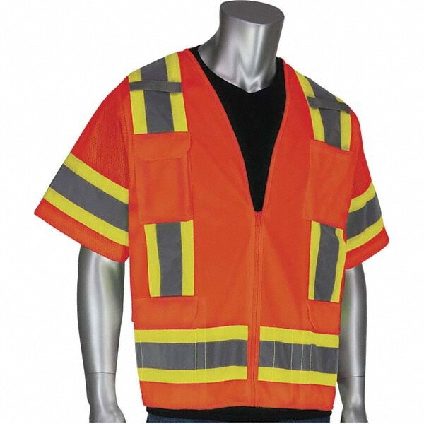 High Visibility Vest: Large, Surveyor's Vest, ANSI Class 3