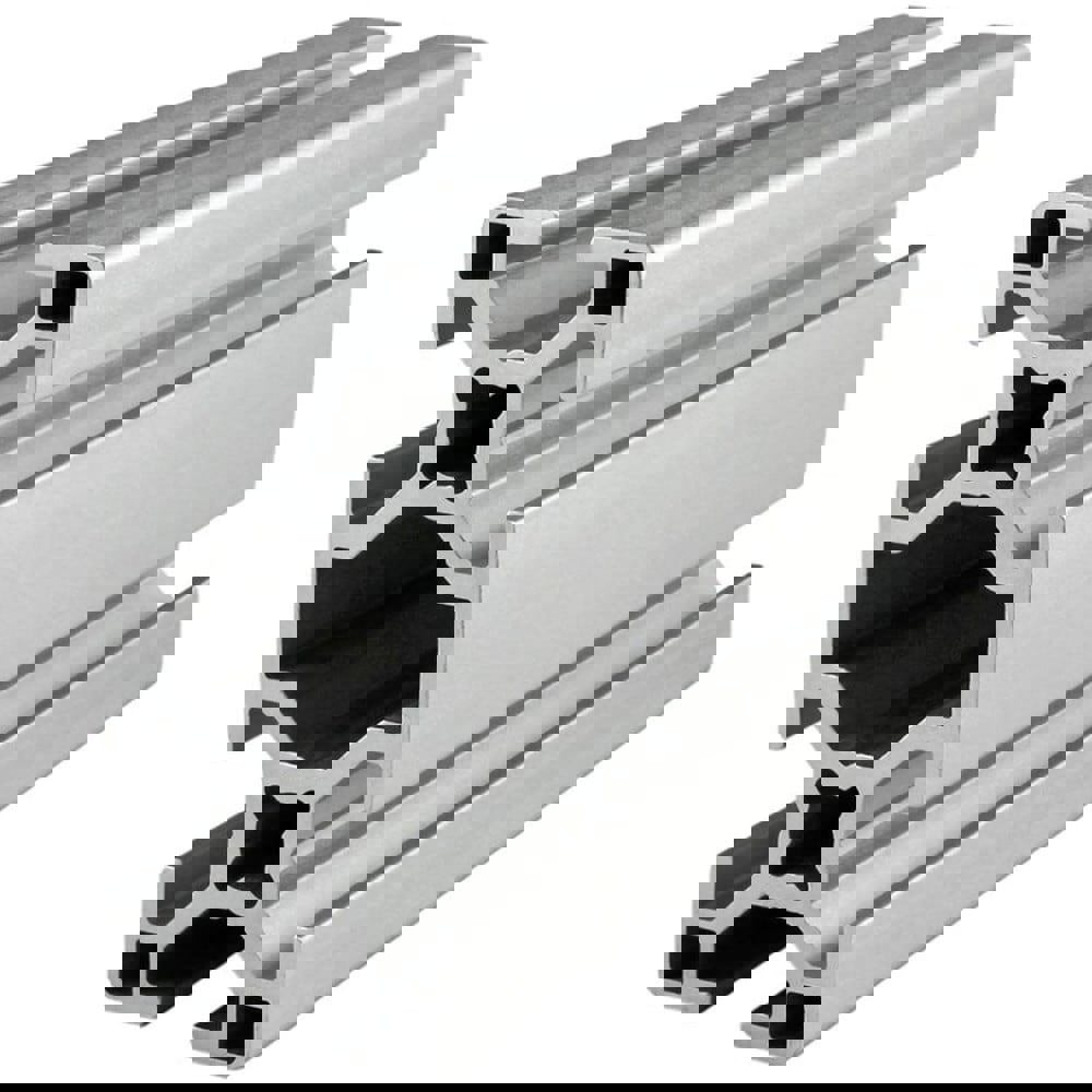 Framing; Frame Type: T-Slotted ; Duty Grade: Standard-Duty ; Material: Aluminum Alloy ; Slot Location: Quad ; Shape: Rectangle ; Finish: Clear Anodized