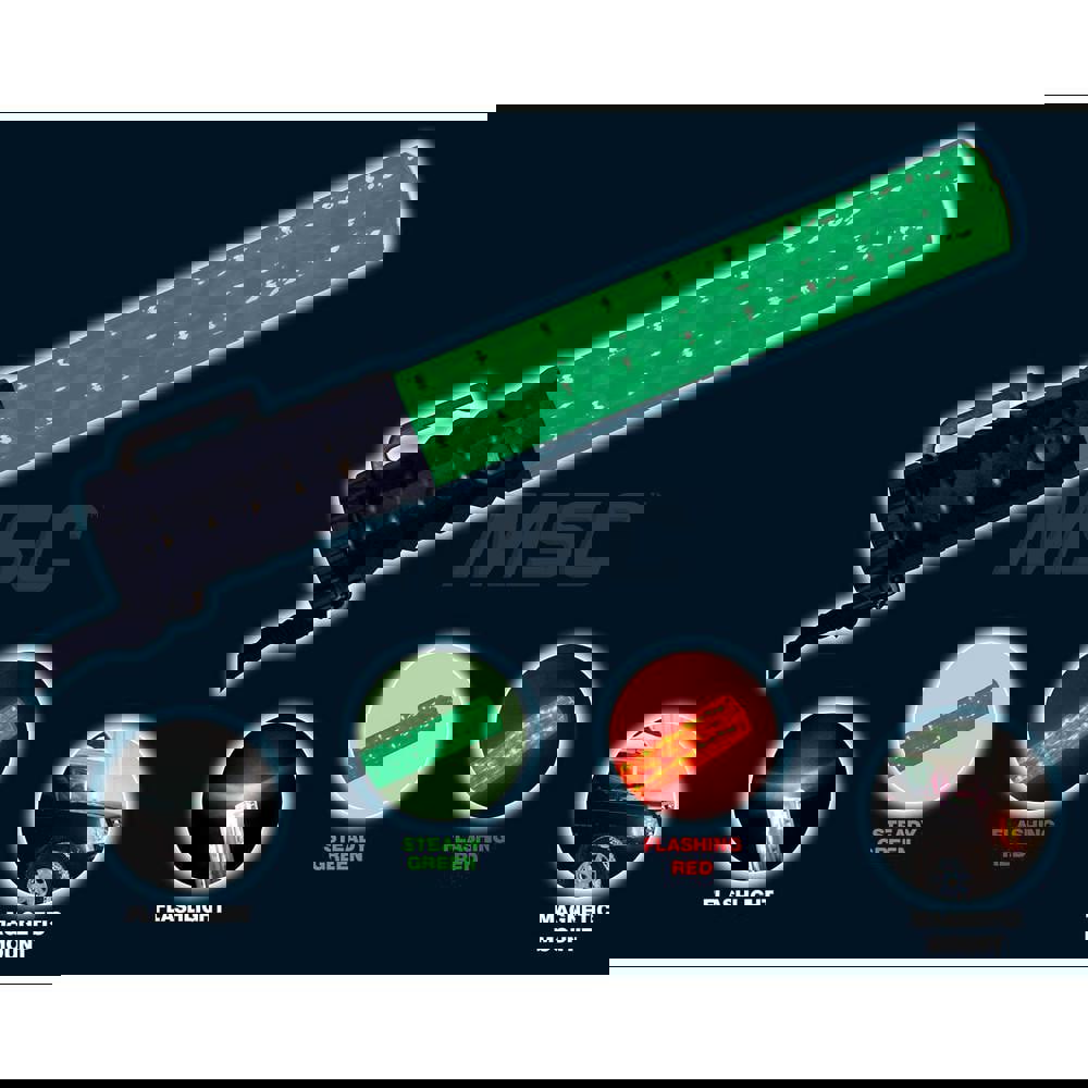 Road Safety Lights & Flares; Bulb/Flare Color: Green; Red