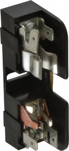 10 to 14 AWG, 600 VAC/VDC, 30 Amp, DIN Rail Mount, Screw Mount Fuse Block