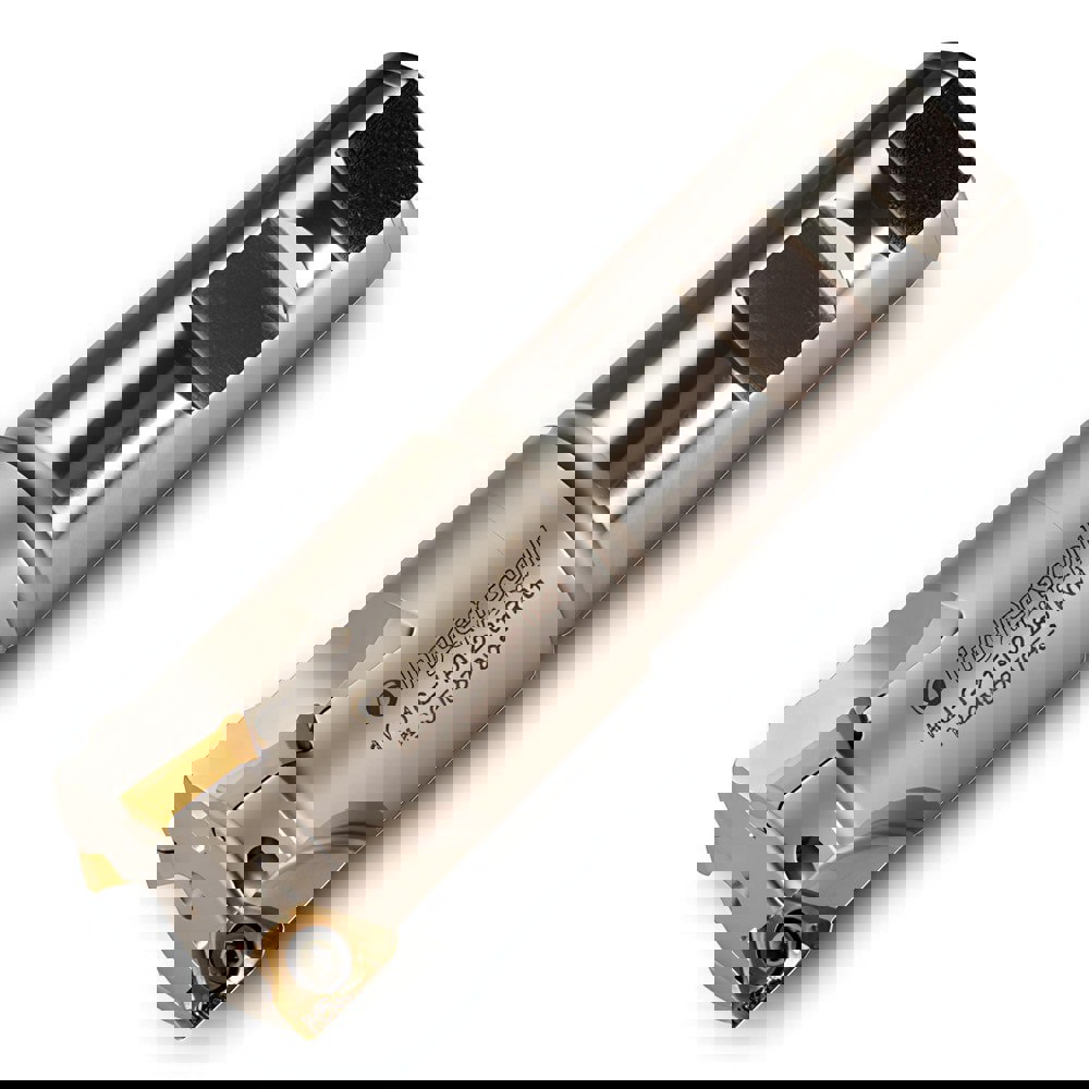 Indexable Square-Shoulder End Mills; Maximum Depth of Cut (mm): 11.00 ; Maximum Depth of Cut (Decimal Inch): 0.4331 ; Cutter Style: 1KJ1G ; Shank Type: Weldon Flat ; Shank Diameter (Decimal Inch): 1.2598 ; Shank Diameter (mm): 32.0000