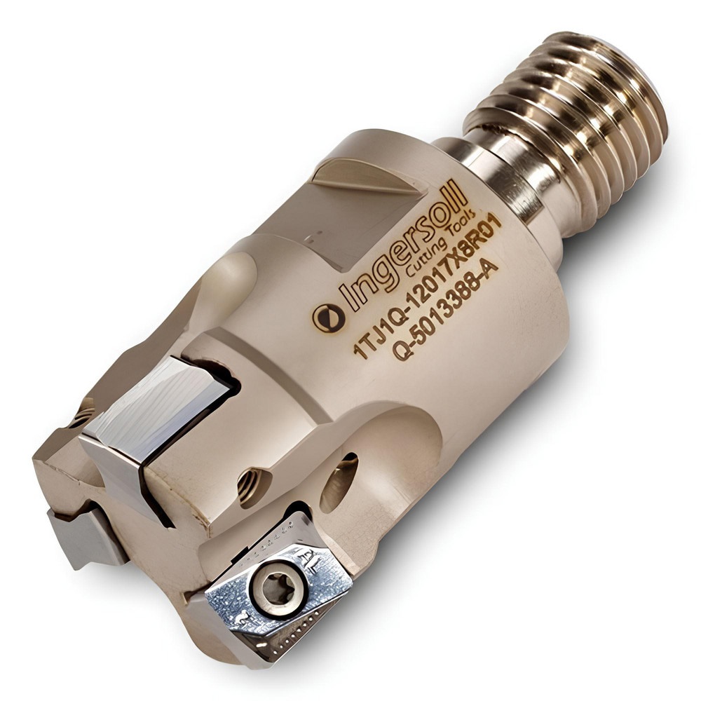 Indexable Square-Shoulder End Mills; Maximum Depth of Cut (mm): 10.92 ; Maximum Depth of Cut (Decimal Inch): 0.4300 ; Cutter Style: 1TJ1Q ; Shank Type: Modular ; Insert Holding Method: Screw ; Maximum Ramping Angle: 1