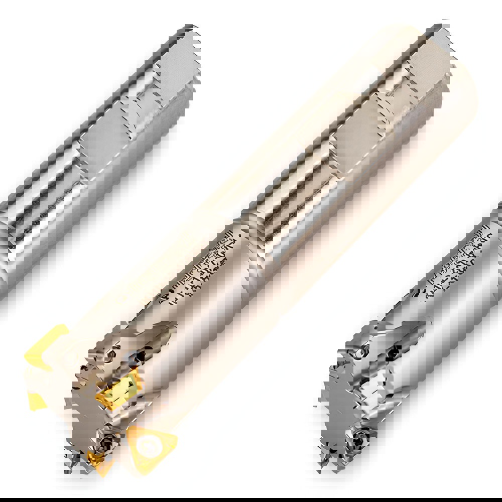 Indexable Square-Shoulder End Mills; Maximum Depth of Cut (mm): 6.99 ; Maximum Depth of Cut (Decimal Inch): 0.2750 ; Cutter Style: 1KJ1D ; Shank Type: Weldon Flat ; Shank Diameter (Decimal Inch): 0.7500 ; Shank Diameter (Inch): 3/4