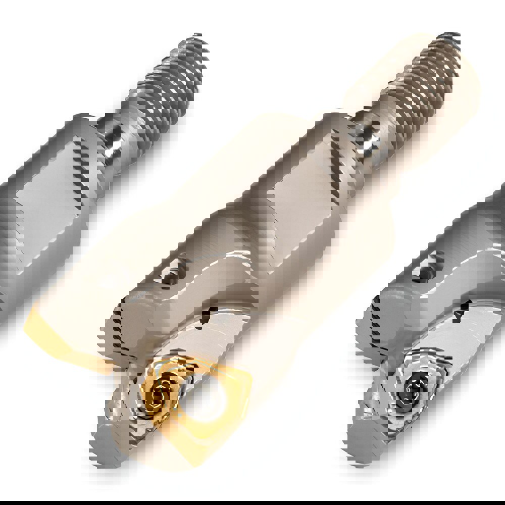Indexable Square-Shoulder End Mills; Maximum Depth of Cut (mm): 6.20 ; Maximum Depth of Cut (Decimal Inch): 0.2440 ; Cutter Style: 1DJ1F ; Shank Type: Modular ; Insert Holding Method: Screw ; Maximum Ramping Angle: 0