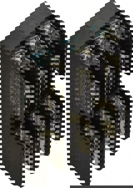 3 Pole, 10 to 14 AWG, 600 VAC/VDC, 30 Amp, DIN Rail Mount, Screw Mount Fuse Block