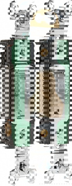 2 Pole, 120 to 277 VAC, 30 Amp, Industrial Grade Toggle Wall Switch