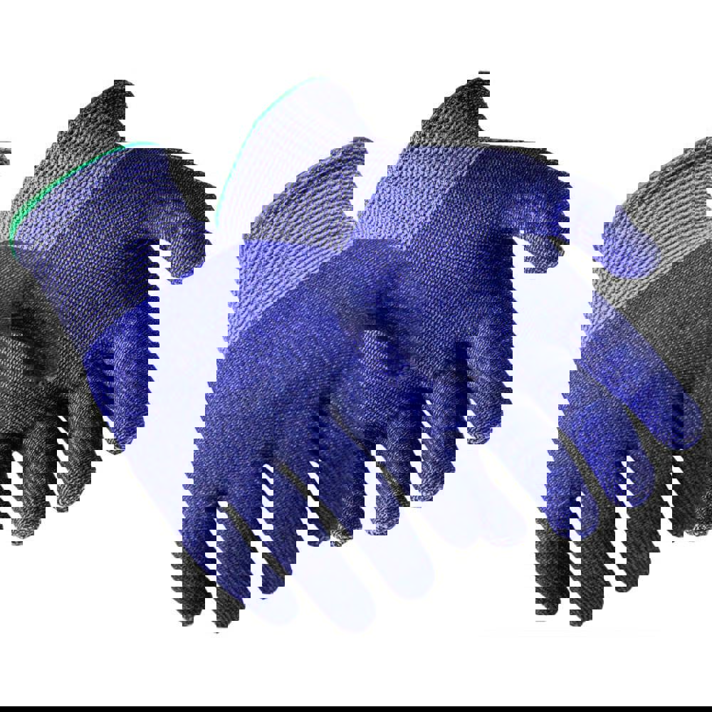 Cut & Puncture Resistant Gloves; Glove Type: Cut-Resistant ; ANSI/ISEA Cut Resistance Level: A6 ; Primary Material: HPPE ; Lining Material: HPPE ; ANSI/ISEA Abrasion Resistance Level: 4 ; Color: Blue