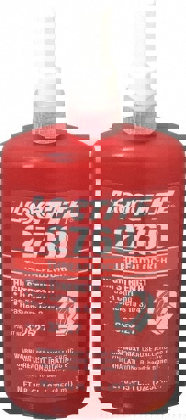 Threadlocker: Red, Liquid, 250 mL, Bottle