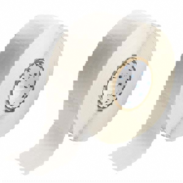 Label Maker Label: Clear & White, Vinyl, 3/4