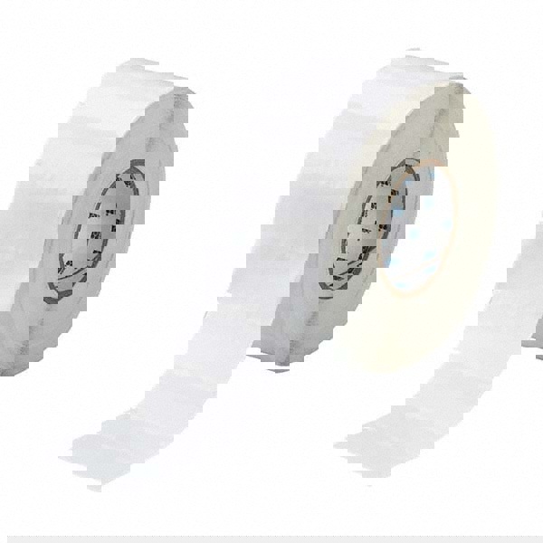 Label Maker Label: Clear & White, Vinyl, 10,000 per Roll