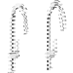 Single Handle Pull Down Kitchen Faucet in StarLight Chrome