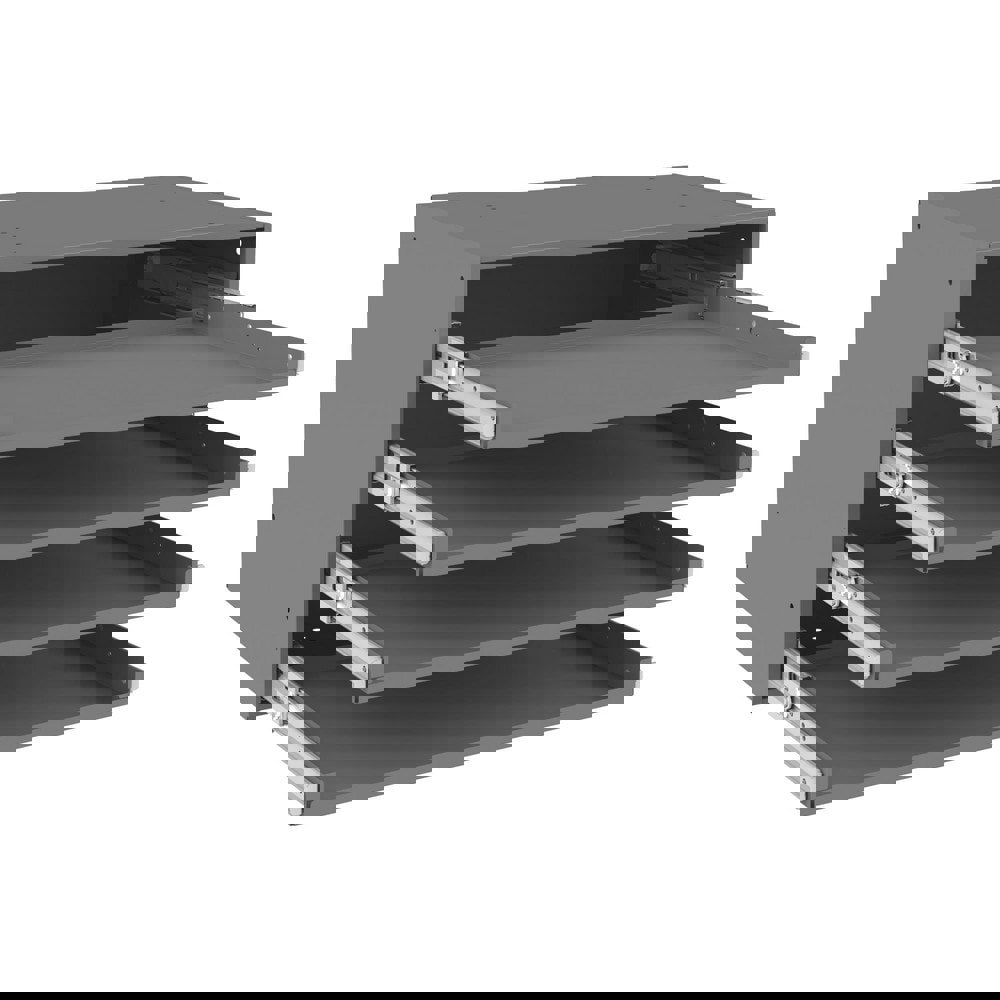 4 Drawer, Small Parts Heavy Duty Bearing Slide Rack Cabinet