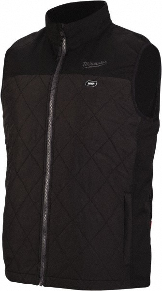 Heated Vest: Size Small, Black, Polyester