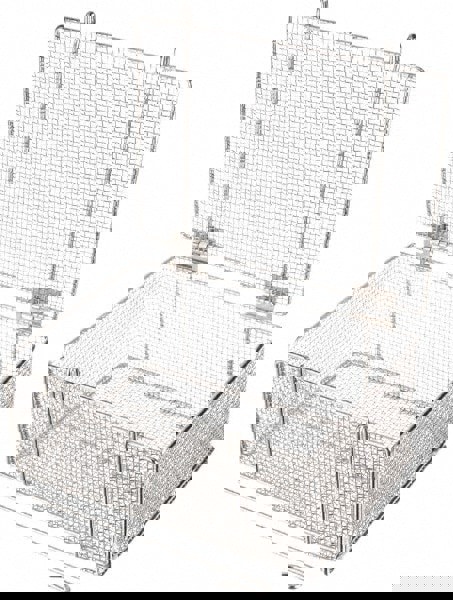 Wire Basket: Rectangular, Stainless Steel