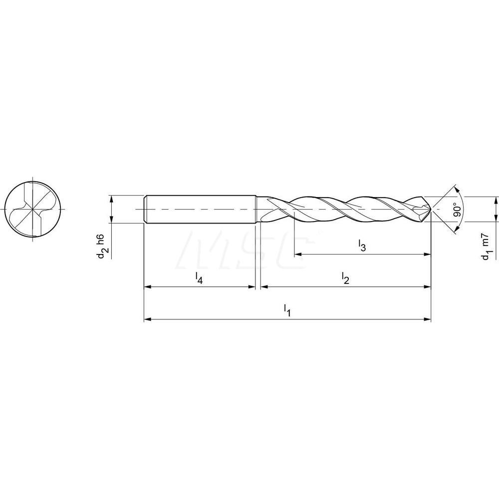 Jobber Length Drill Bit: 7/16