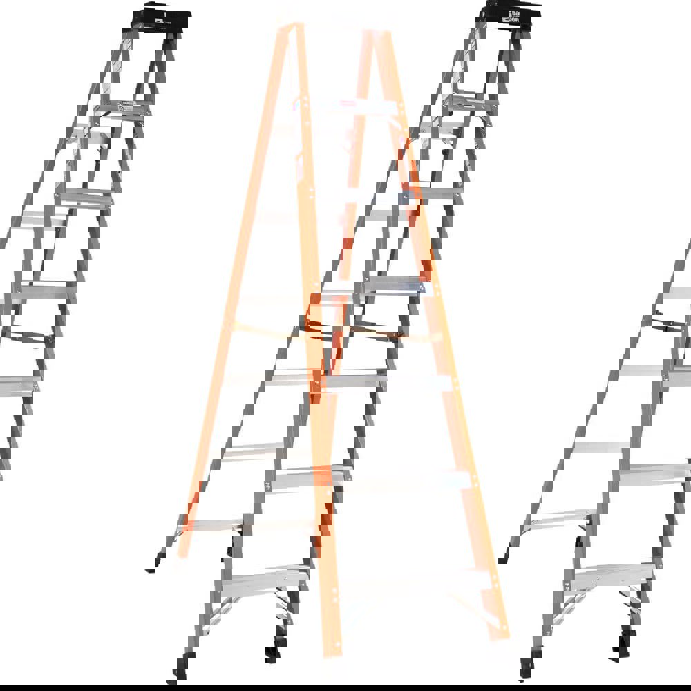 5-Step Fiberglass Step Ladder: Type IA, 7' High