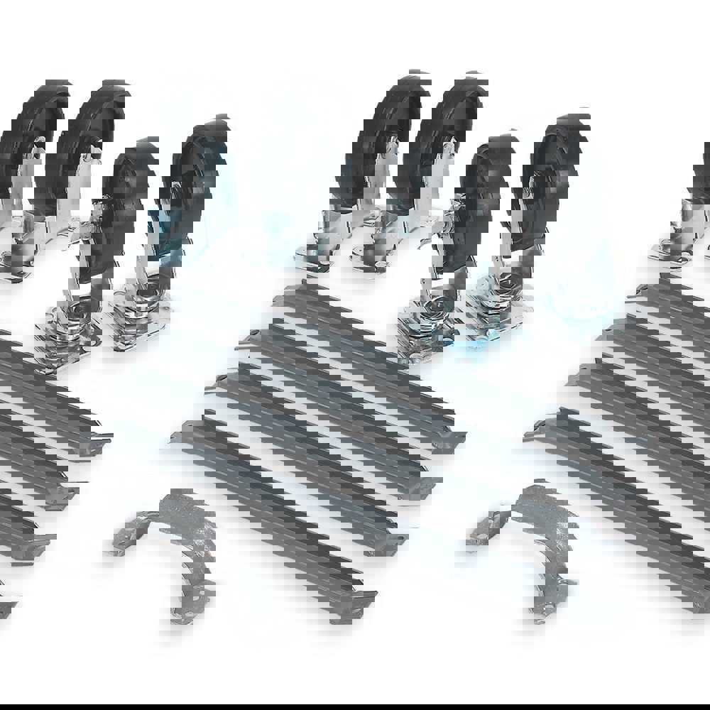 Bin Mobile Bin Shelf: Use with 30016 & 30016, Gray