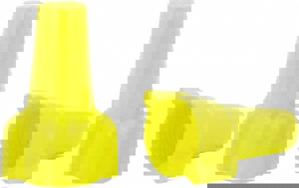 Wing Twist-On Wire Connector: Yellow, Flame-Retardant, 2 AWG