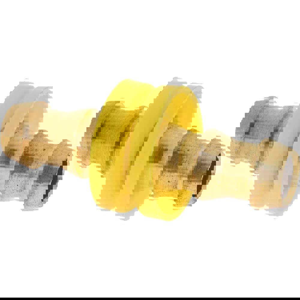 Barbed Push-On Hose Splicer: Brass, 3/8