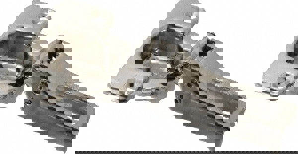 Concealed Overlay Hinge: 4 Mounting Holes