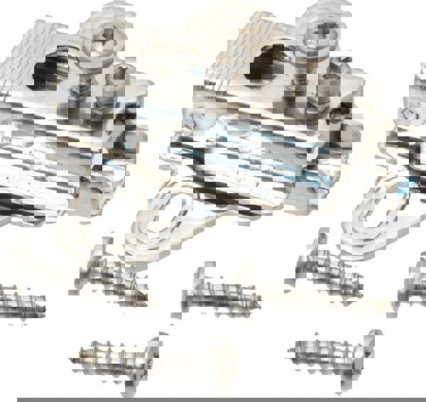 Mounting Plate Hinge: 3 Mounting Holes