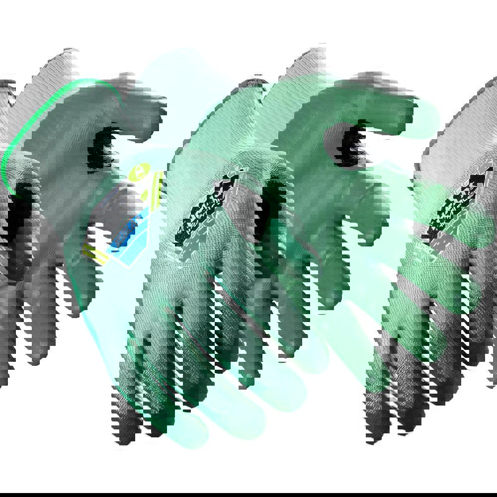 Cut & Puncture Resistant Gloves; Coating Material: Nitrile ; Coating Coverage: Palm & Fingertips ; Glove Type: Cut & Puncture-Resistant ; ANSI/ISEA Cut Resistance Level: A6 ; Primary Material: HPPE; Polyester; Steel; Fiberglass