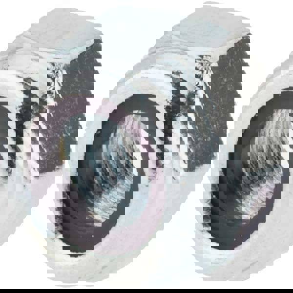 Hex Lock Nut: Insert Lock, Nylon Insert, 5/16-18, Grade 2 Steel, Zinc Finish