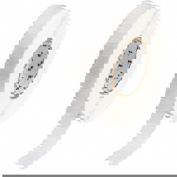 Label Maker Label: Clear & White, Vinyl, 1/2