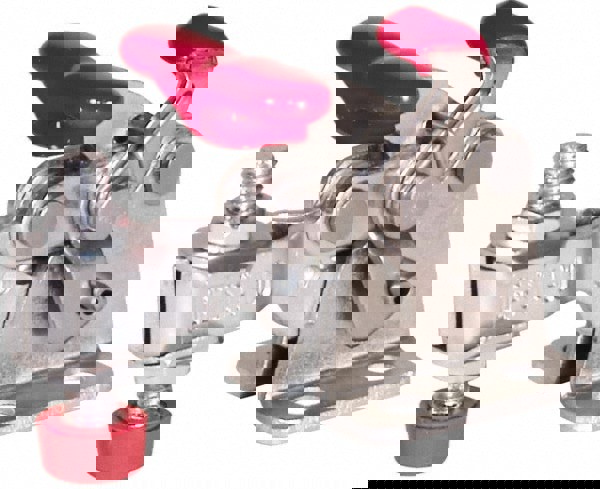 Manual Hold-Down Toggle Clamp: Horizontal, 150 lb Capacity, U-Bar, Flanged Base