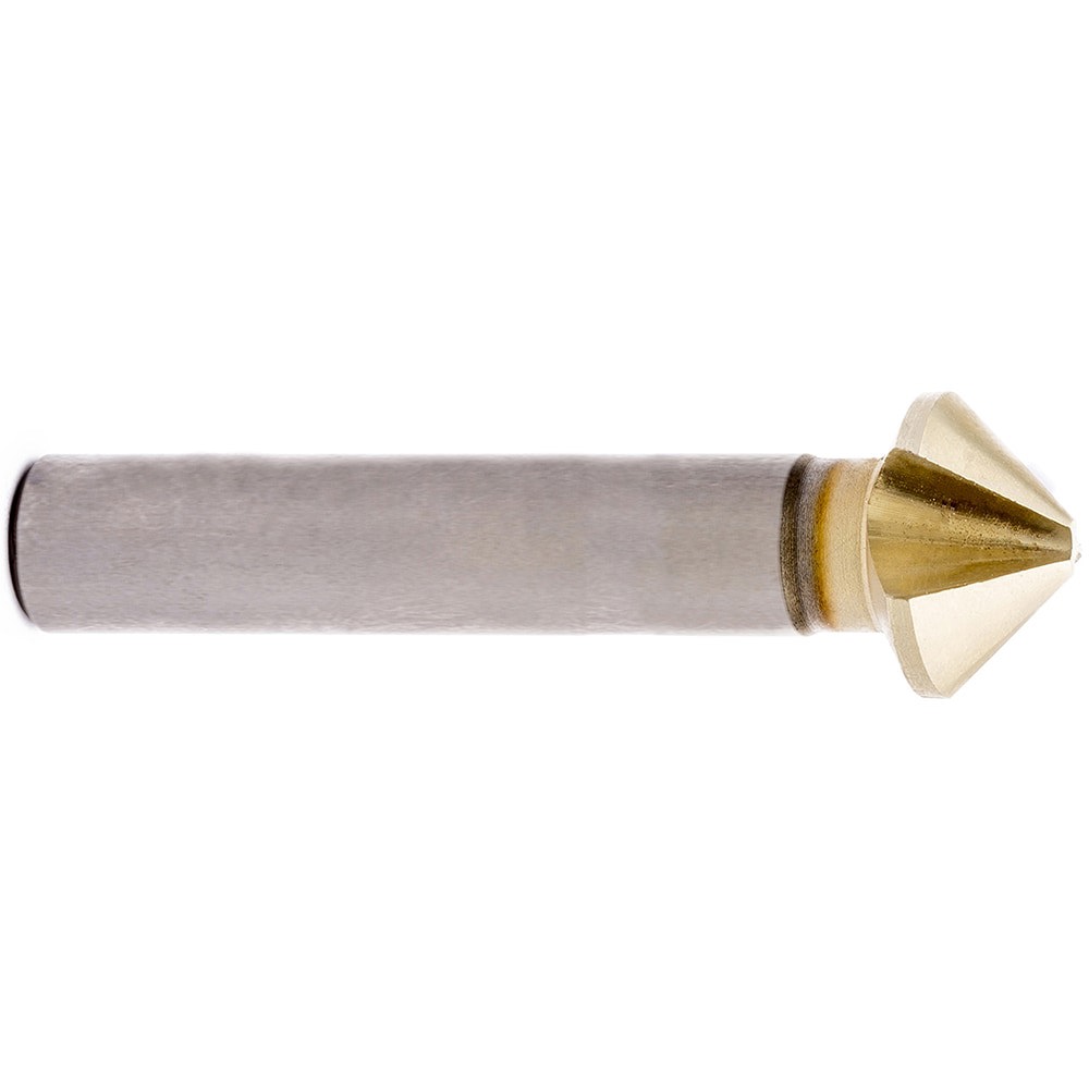 Countersink: 16.5 mm Head Dia, 90 &deg; Included Angle, 3 Flutes, High Speed Steel, Right Hand Cut